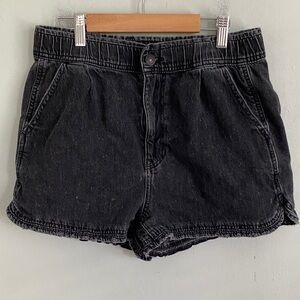 American Eagle Women’s Black High Waist Shorts Size 6